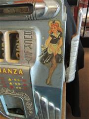 Antique Buckley Bonanza 5 Cent Slot Machine Beautiful Collectible